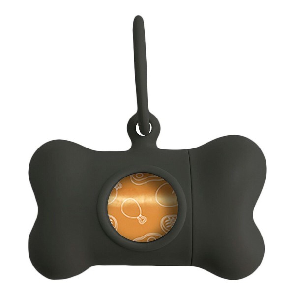 Gyvūnų maišelių dispenseris United Pets Bon Ton Classic Šuo Juoda (8 x 4,2 x 5 cm)