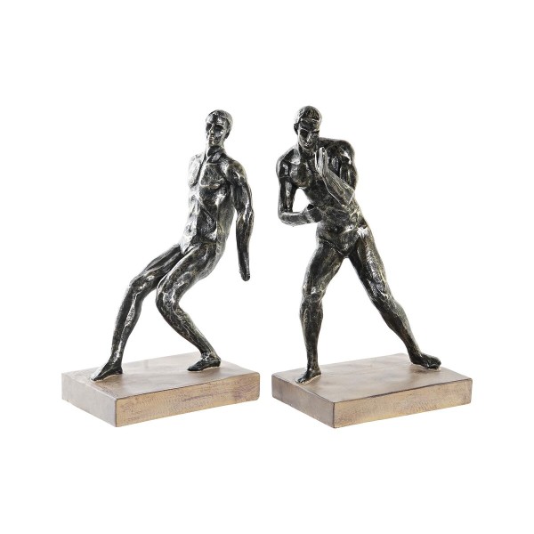 Bookend DKD Home Decor 30,5 x 11 x 26 cm Wood Resin Men Loft