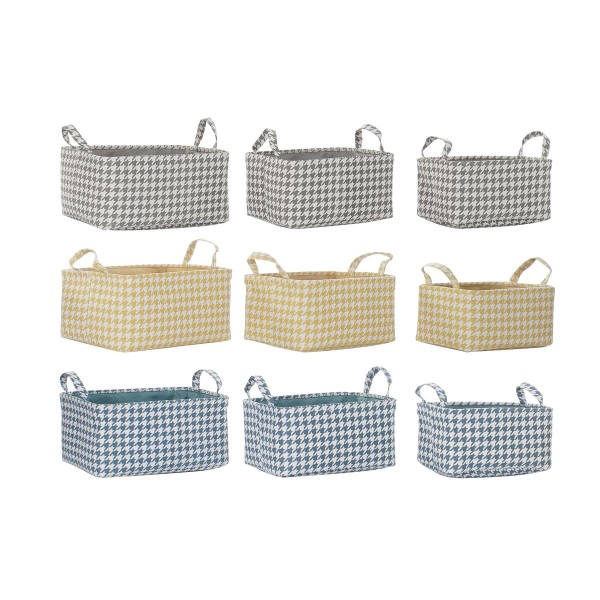 Basket set DKD Home Decor 40 x 30 x 20 cm