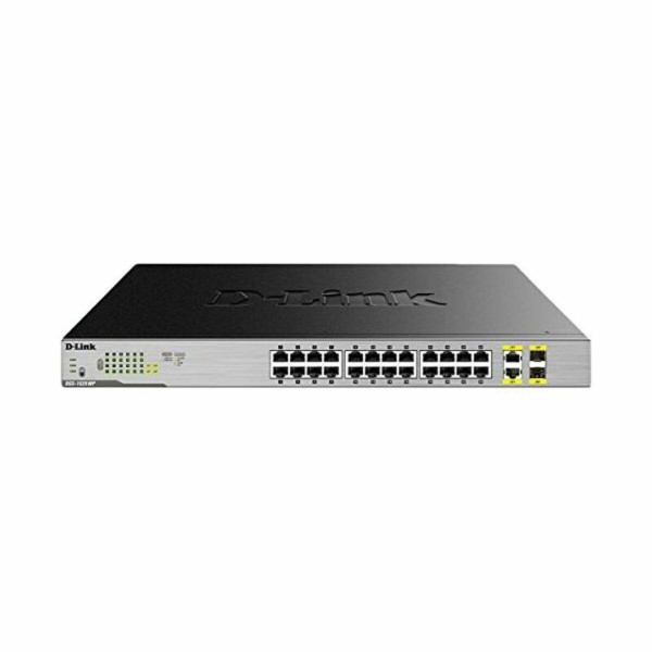Sienas Skapja Slēdzis D-Link DGS-1026MP 24 x PoE 2 x SFP