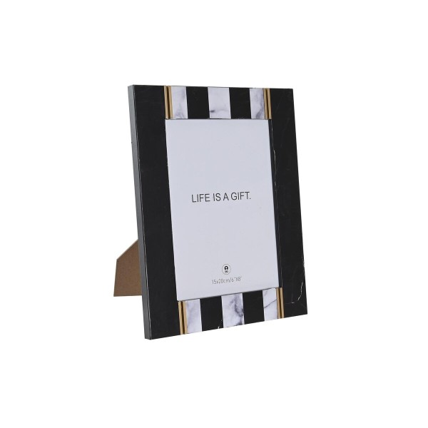 Фото рамка DKD Home Decor Металл Двухцветный Деревянный MDF (20,8 x 1,5 x 25,8 cm)