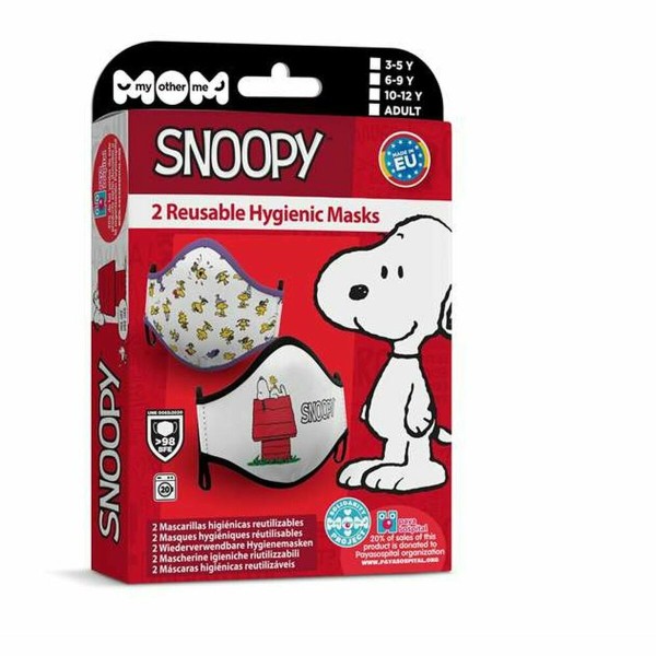 Higieninė veido kaukė My Other Me Snoopy Premium 10 - 12 metų