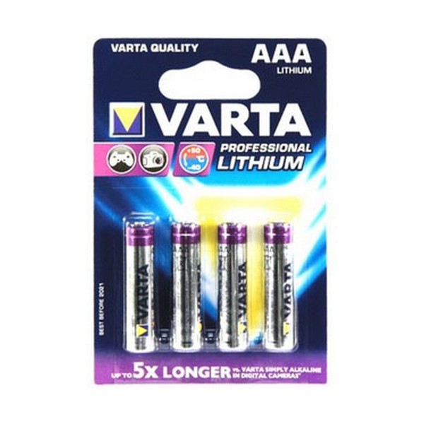 Patareid Varta Ultra Lithium (4 Tükid, osad)