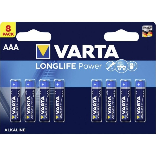 Батарейки Varta Long Life Power 1,5 V AAA LR3 LR03