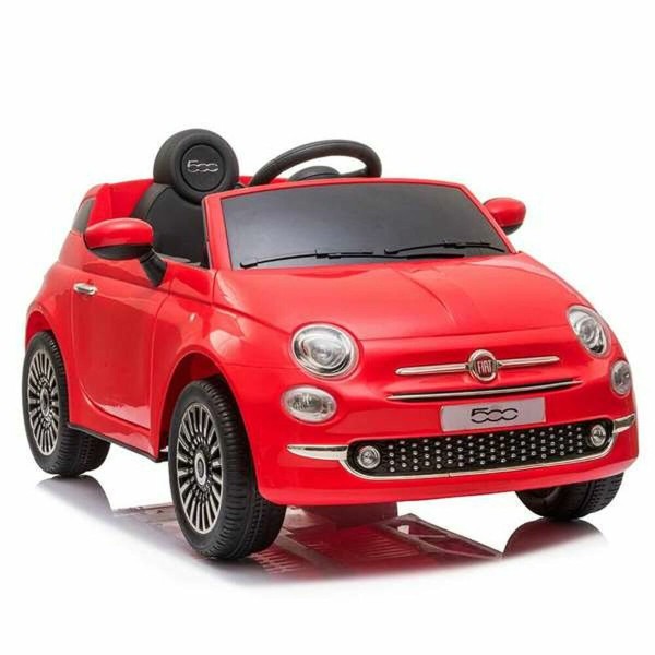 Laste elektriauto Fiat 500 Punane Kaugjuhtimispuldiga MP3 30 W 6 V 113 x 67,5 x 53 cm