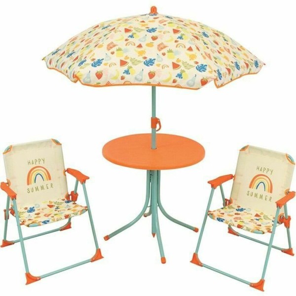 Pöytäsetti tuolilla Fun House Fruity's Ø 46 cm Lasten