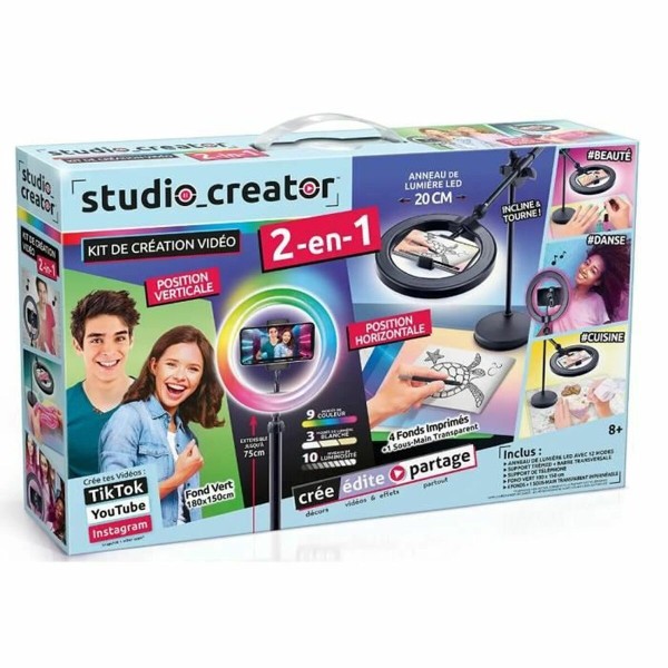 Joonistuskomplekt Canal Toys 2 in1 Video Studio (FR)