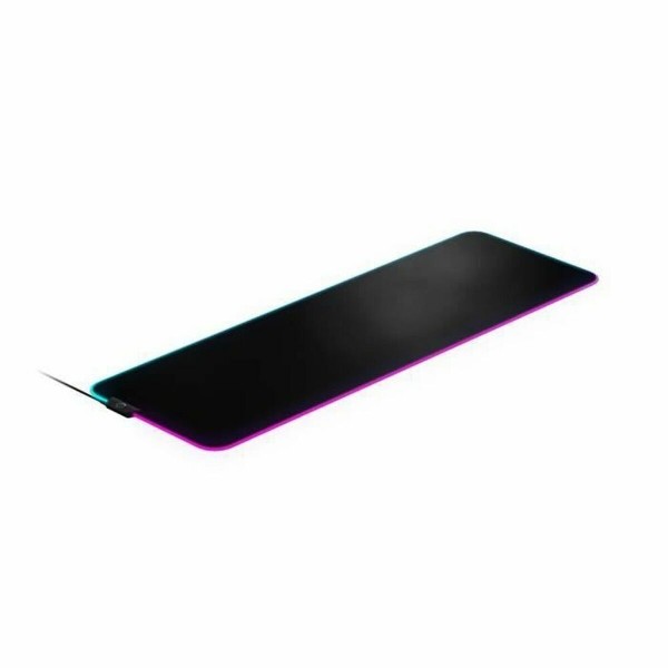 Pelės Kilimėlis SteelSeries QcK Prism Cloth XL Žaidimai Juoda 90 x 30 cm LED RGB Spalvotas
