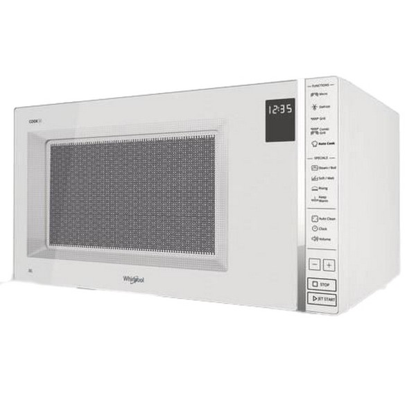 Mikroviļņu Krāsns ar Grilu Whirlpool Corporation MWP304W 30 L 1050 W