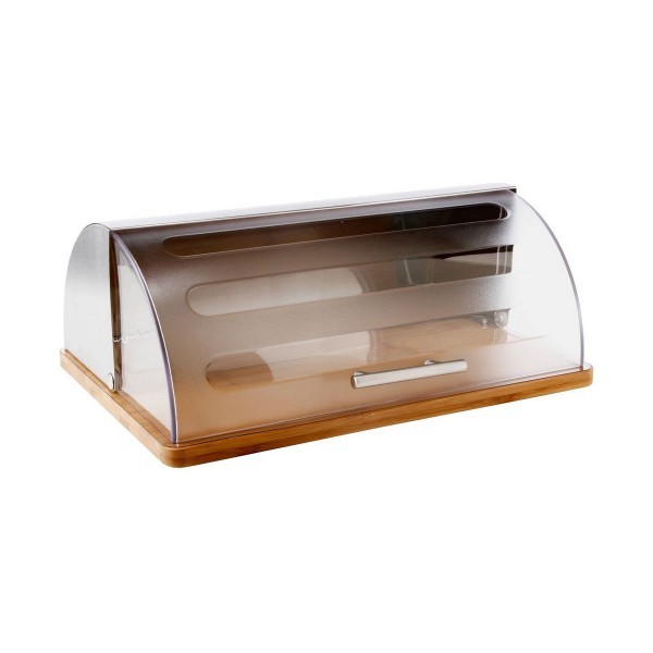 Хлебница 5five Simply Smart Bambou cuisine Серебристый хром 39 x 26,5 x 15,5 cm Деревянный