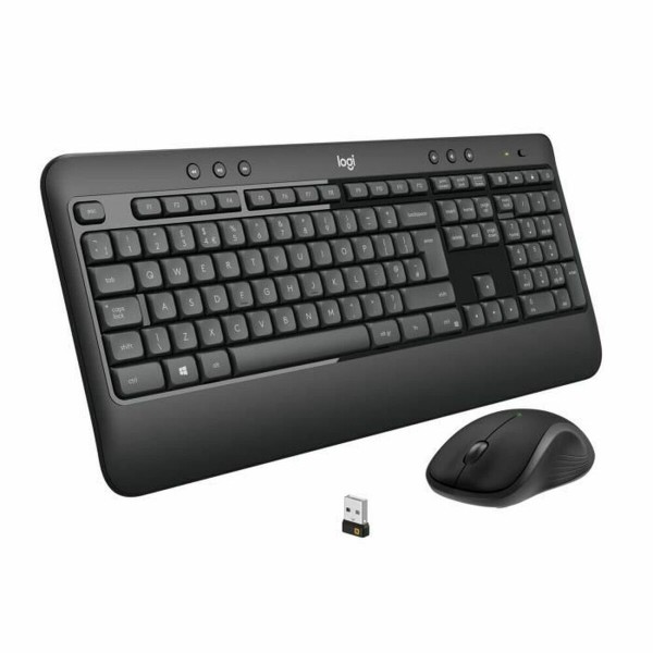 Näppäimistö ja langaton hiiri Logitech MK540 Ranska Musta Musta/valkoinen AZERTY