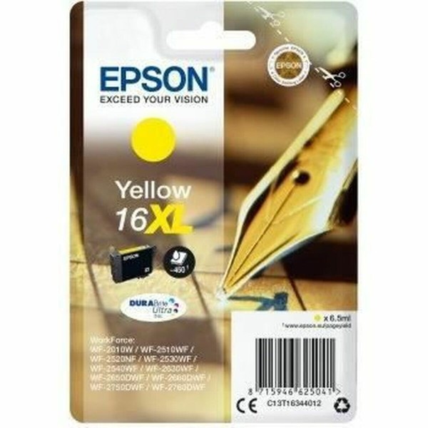 Картридж с оригинальными чернилами Epson 16XL Жёлтый