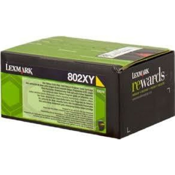 Тонер Lexmark 802XY Жёлтый