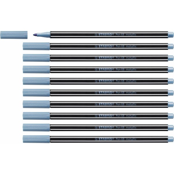 Фетр Stabilo Pen 68 metallic (10 Предметы)