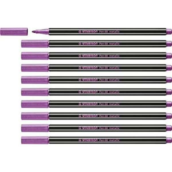 Фетр Stabilo Pen 68 metallic (10 Предметы)