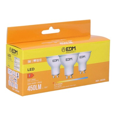 Pack of 3 LED bulbs EDM...