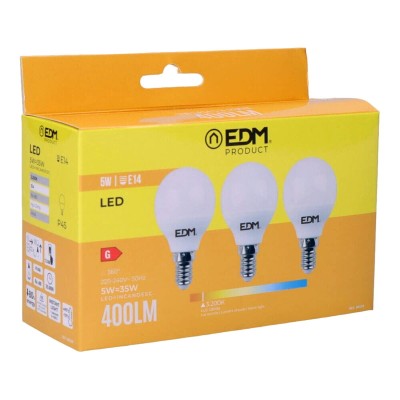 Pack of 3 LED bulbs EDM...