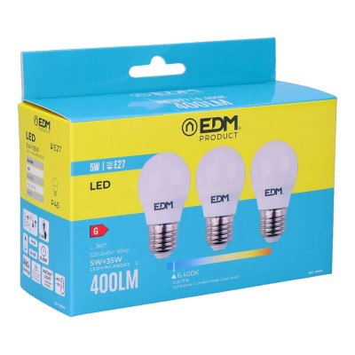 Pack of 3 LED bulbs EDM...