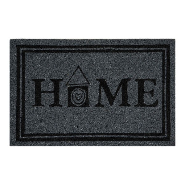 Doormat EDM 74766 Grey 60 x 40 cm Rectangular