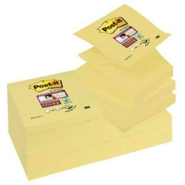 Lipnūs lapeliai Post-it CANARY YELLOW Geltona 7,6 x 7,6 cm 12 Dalys 76 x 76 mm