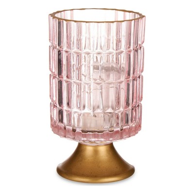 LED Lantern Stripes Pink...
