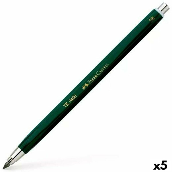 Механический карандаш Faber-Castell Tk 9400 3 Зеленый (5 штук)