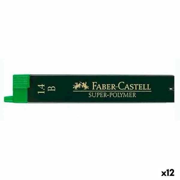 Pieštuko švino pakeitimas Faber-Castell Super Polymer 1,4 mm (12 vnt.)