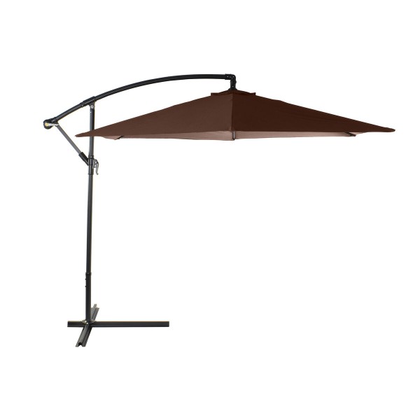 Parasol przeciwsłoneczny DKD Home Decor Pruun Teras Alumiinium (300 x 300 x 250 cm)