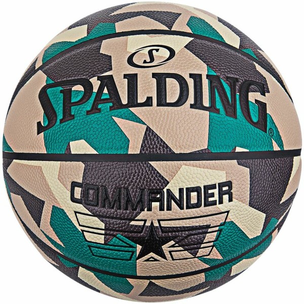 Баскетбольный мяч Commander Poly Spalding Commander Коричневый 7 синтетический (Размер 7)