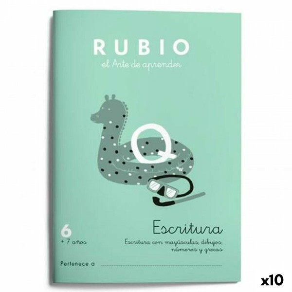 Writing and calligraphy notebook Rubio Nº06 A5 hispaania 20 Lehed (10 Ühikut)