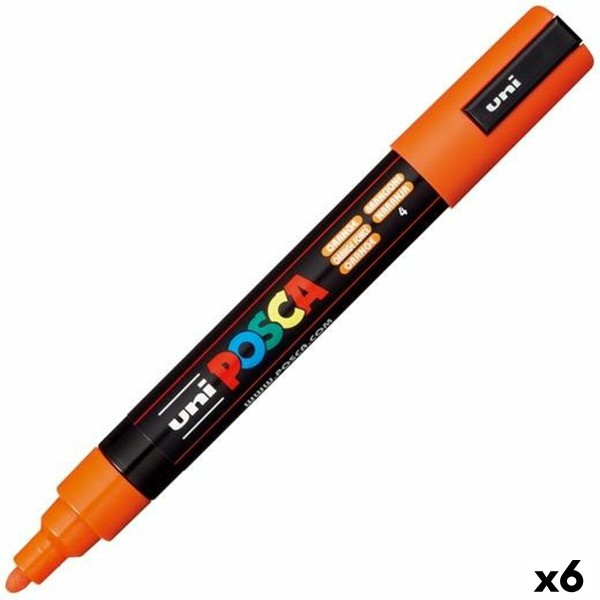 Marķieris POSCA PC-5M Oranžs (6 gb.)