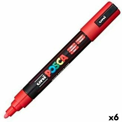 Фетр POSCA PC-5M Красный (6...
