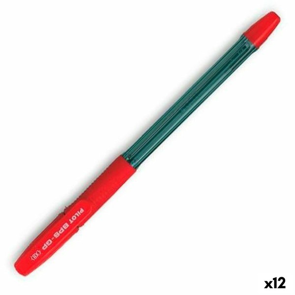 Kynä Pilot BPS-GP Punainen 0,4 mm (12 osaa)