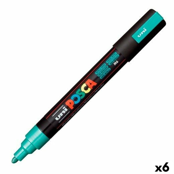 Marķieris POSCA PC-5M Zaļš (6 gb.)