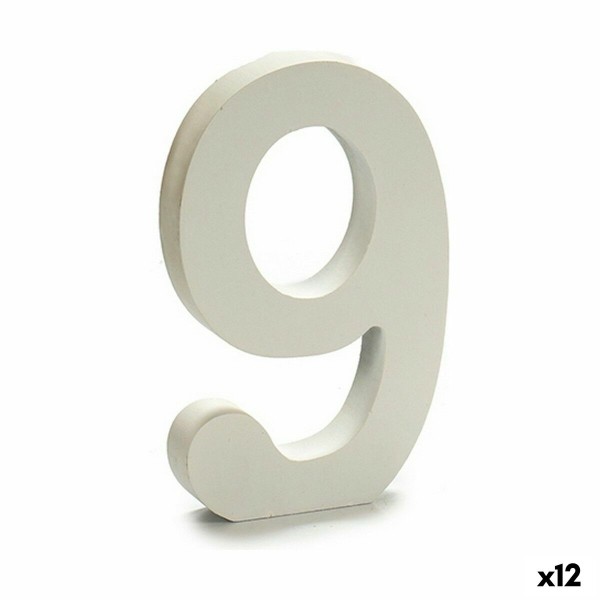 Numerot Pincello 9 Valkoinen 1,8 x 21 x 17 cm (12 osaa)