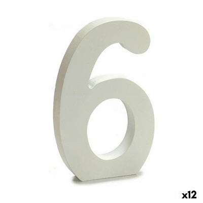 Number Pincello 6 White 1,8...