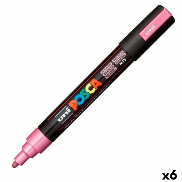 Dekoratyvinių dėžių rinkinys POSCA PC-5M Rožinė (6 vnt.)