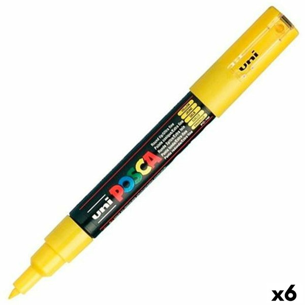 Markeris POSCA PC-1M Geltona (6 vnt.)