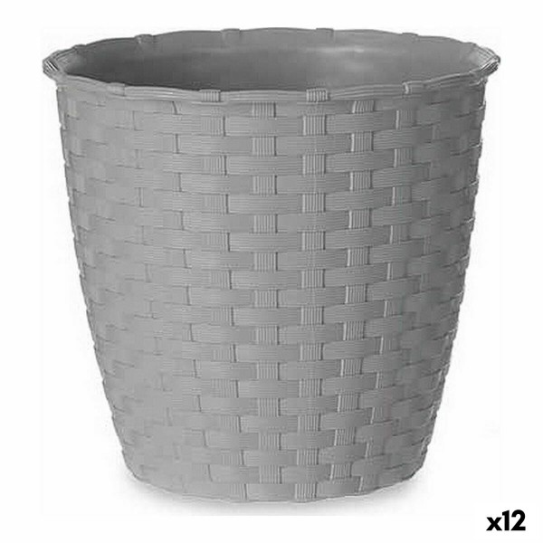 Pušķi Stefanplast Pelēks Plastmasa 14 x 13 x 14 cm (12 gb.)