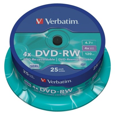 DVD-RW Verbatim 25 osaa...