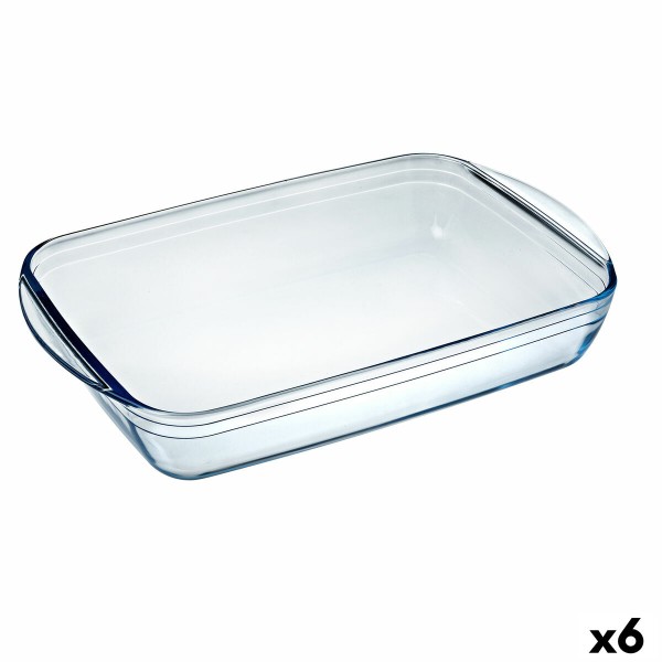 Vuoka Pyrex Classic 4,6 L 40,3 x 26,3 x 7,3 cm Läpinäkyvä Lasi (6 osaa)