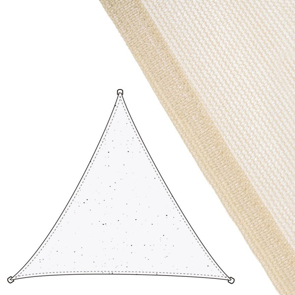 Shade Sails Vela sombreo Beige 3,5 x 3,5 m 350 x 350 x 0,5 cm Awning