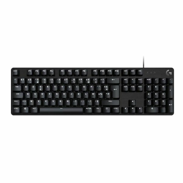 Bluetooth Klaviatuur, millel on Tahvelarvuti Tugi Logitech G413 SE Prantsuse Must AZERTY