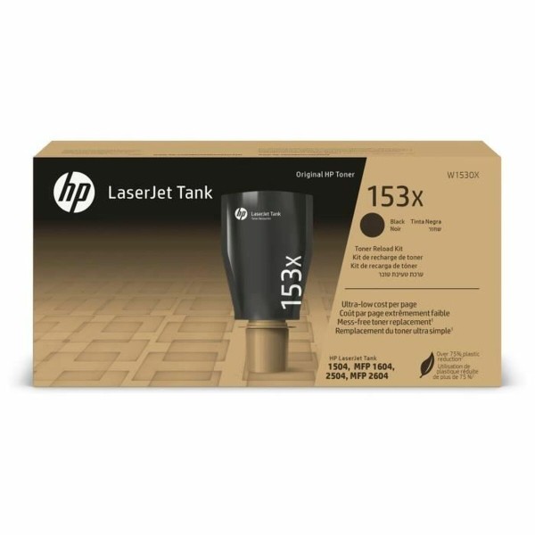 Dažiklis HP Kit de recarga de tóner Original HP 153X LaserJet Tank negro Juoda