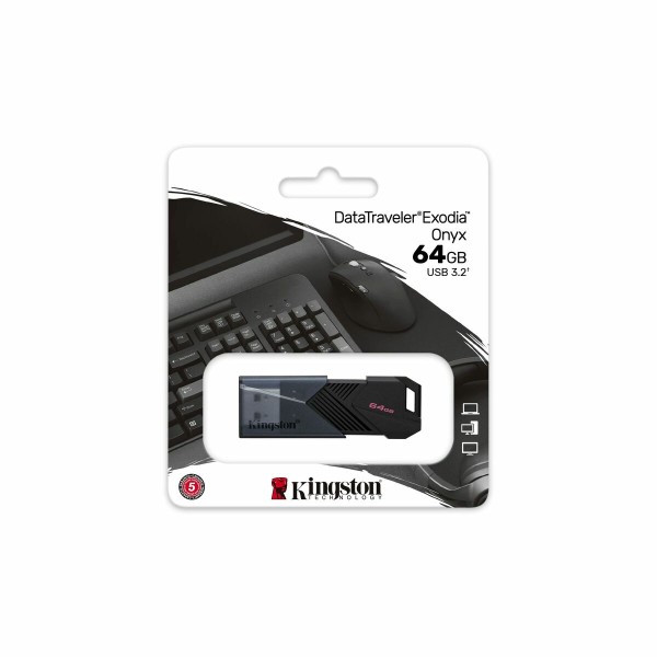 USB-tikku Kingston DTXON/64GB Musta 64 GB