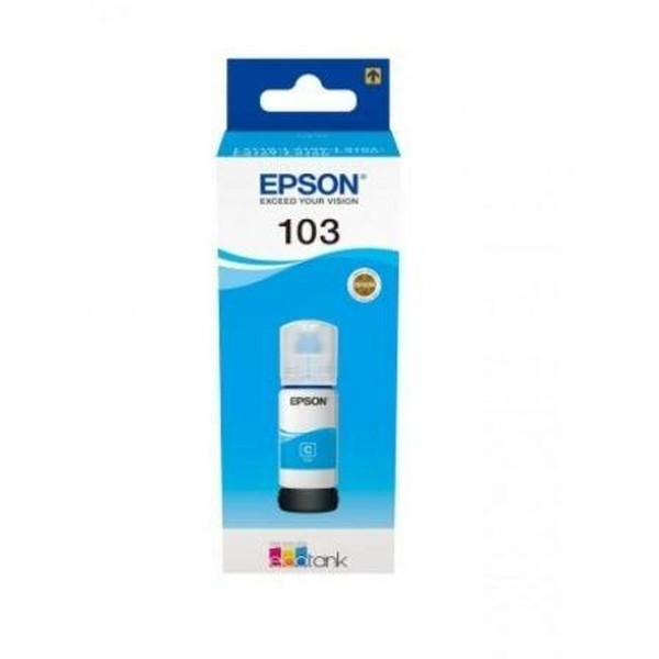 Картридж с Совместимый чернилами Epson 103 EcoTank Cyan ink bottle (WE) 70 ml Циановый