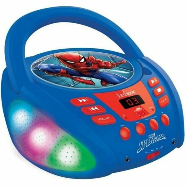 Atskaņotājs Lexibook Spider-Man LED Licht CD Bērnu Bluetooth Bluetooth 5.0