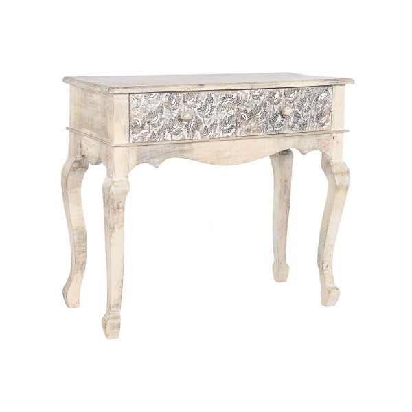 Console DKD Home Decor Balta Mango mediena 91 x 42 x 81 cm