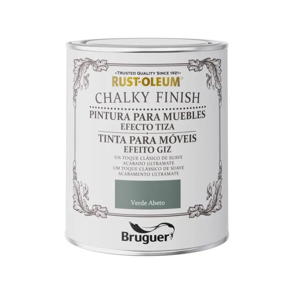 Värv Bruguer Rust-oleum Chalky Finish 5733889 Mööbel Fir Green 750 ml