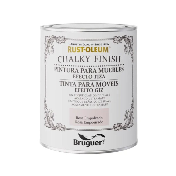 Dažai Bruguer Rust-oleum Chalky Finish 5733891 Baldai Dusty Pink 750 ml